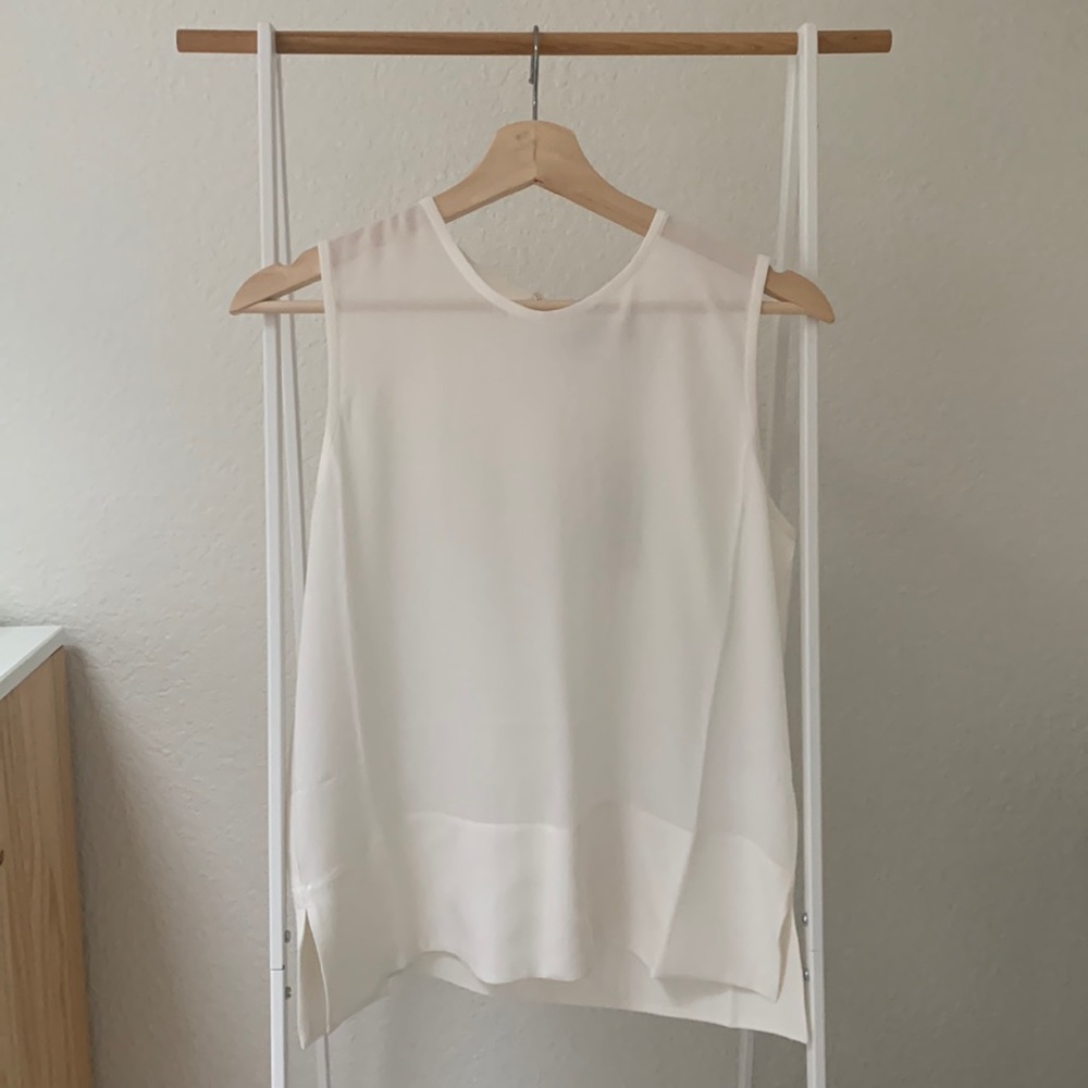 Sheer Everlane Silk Tank